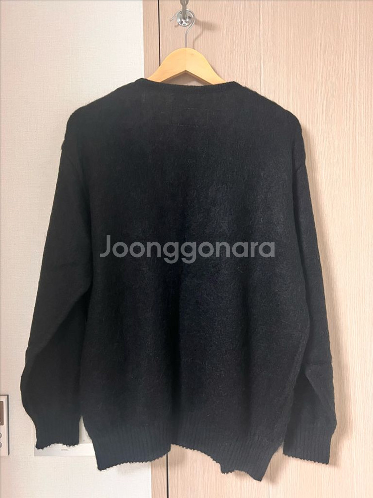 와코마리아 모헤어가디건 블랙 M 팝니다.--1