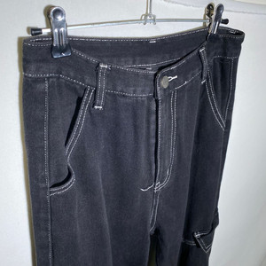 XS-S)CIDER 카고 데님 팬츠 청바지