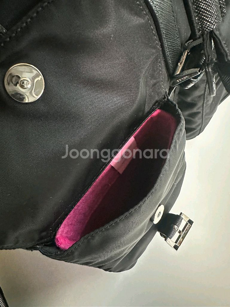 정품)프라다 백팩 미디움 백팩 1BZ811--7