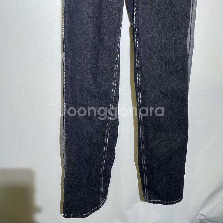 S)OOT 투톤 데님 청바지--2