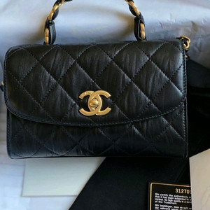 샤넬 블랙 미니 플랩 백 정품