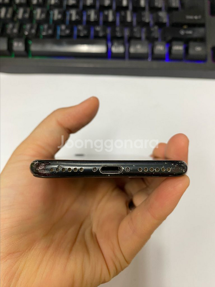 아이폰7 매트블랙 액정SS급 32GB 배터리92%--4
