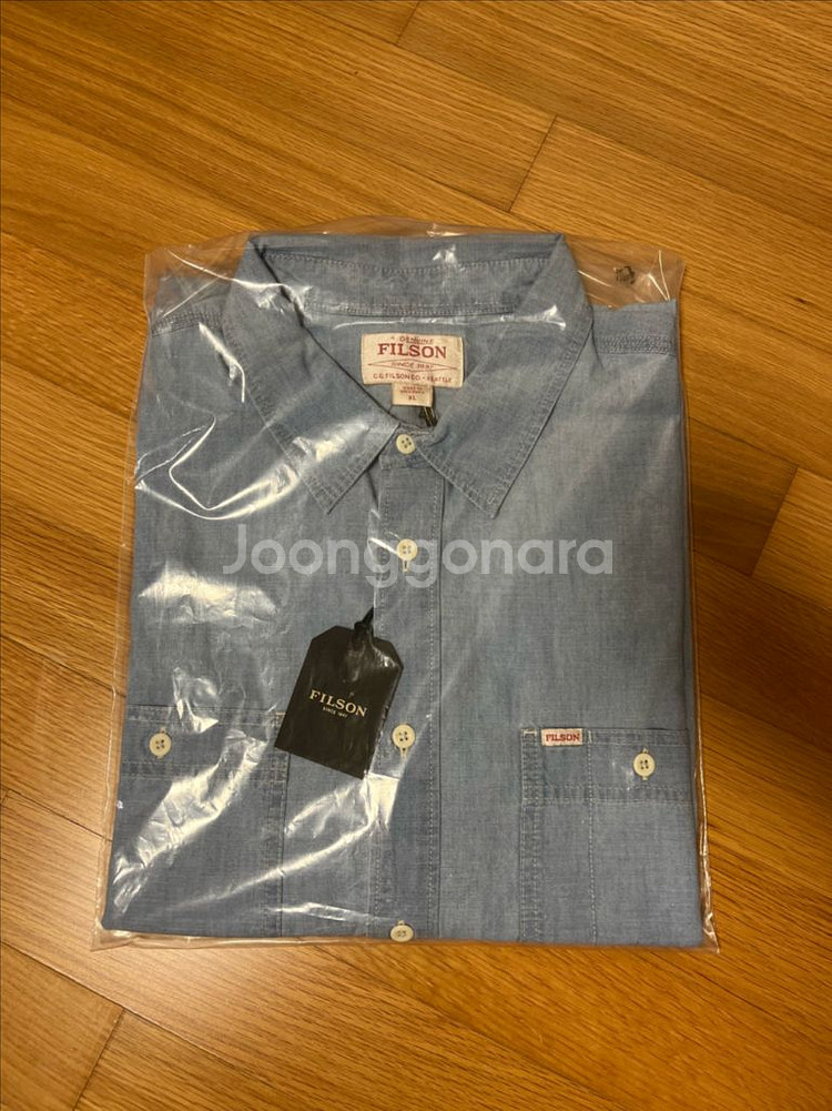 필슨 샴브레이 반팔 셔츠--0