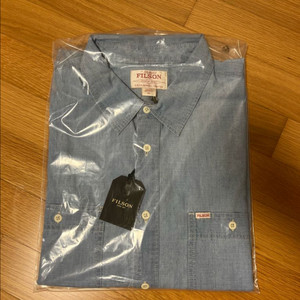 필슨 샴브레이 반팔 셔츠