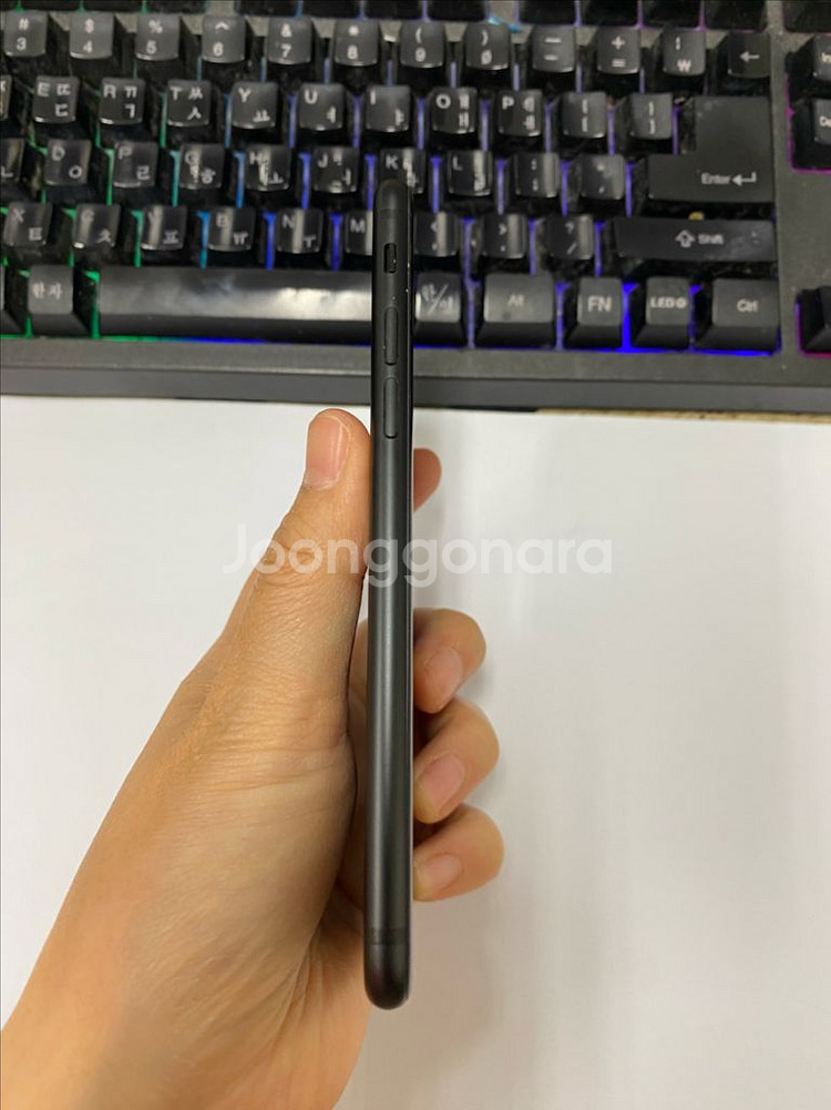 아이폰7 매트블랙 외관깔끔 128GB 배터리100%--6