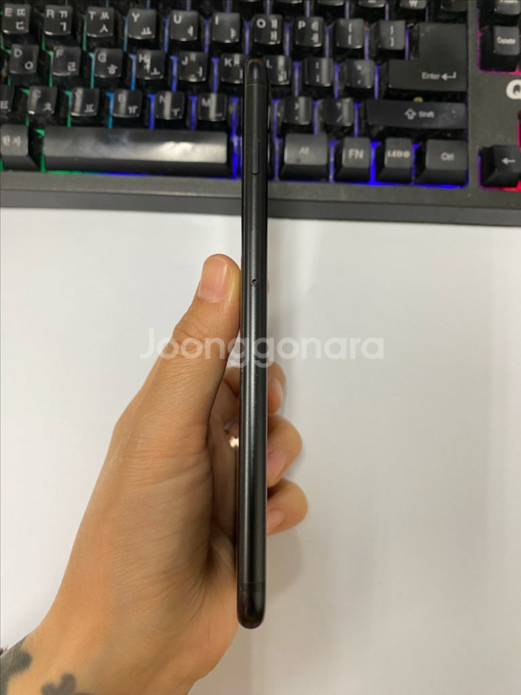 아이폰7플러스 매트블랙 A급 32GB 배터리91%--5