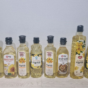 카놀라유 요리씨유 해바라기씨유 8개
