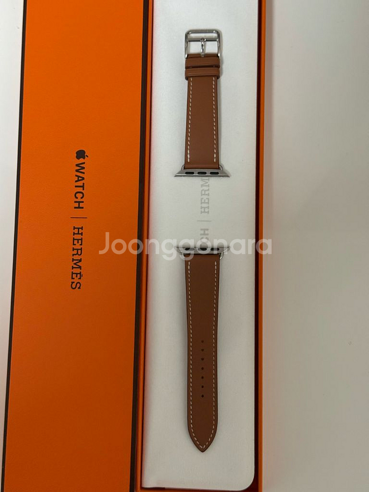 애플워치 에르메스 골드 스위프트 싱글투어 42mm 판매--1