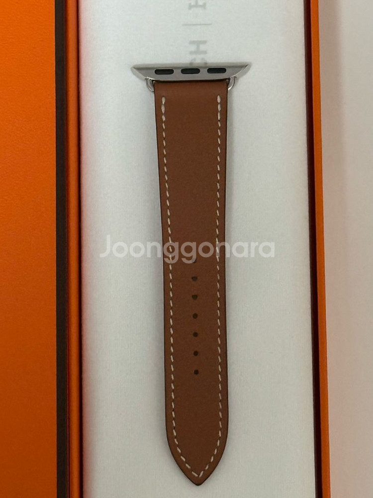 애플워치 에르메스 골드 스위프트 싱글투어 42mm 판매--3