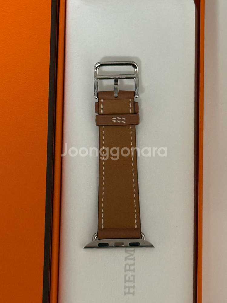 애플워치 에르메스 골드 스위프트 싱글투어 42mm 판매--6