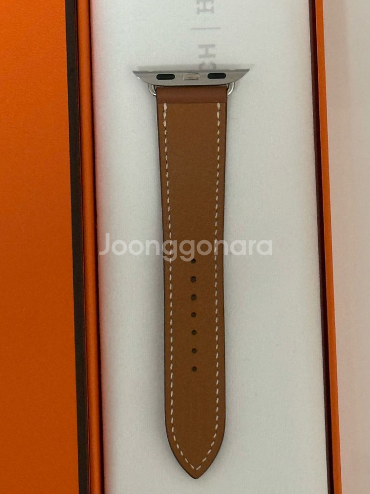 애플워치 에르메스 골드 스위프트 싱글투어 42mm 판매--5