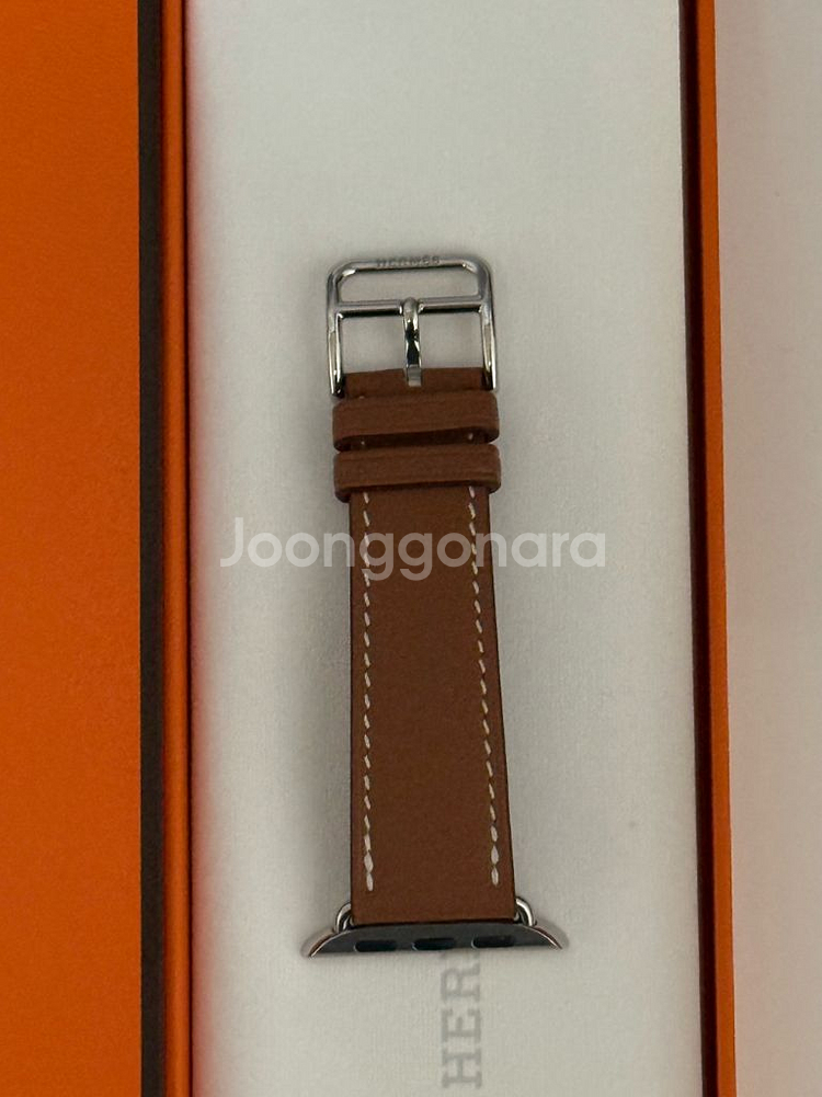 애플워치 에르메스 골드 스위프트 싱글투어 42mm 판매--4