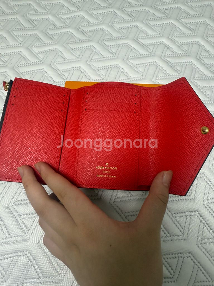 루이비통 지갑 레드--1
