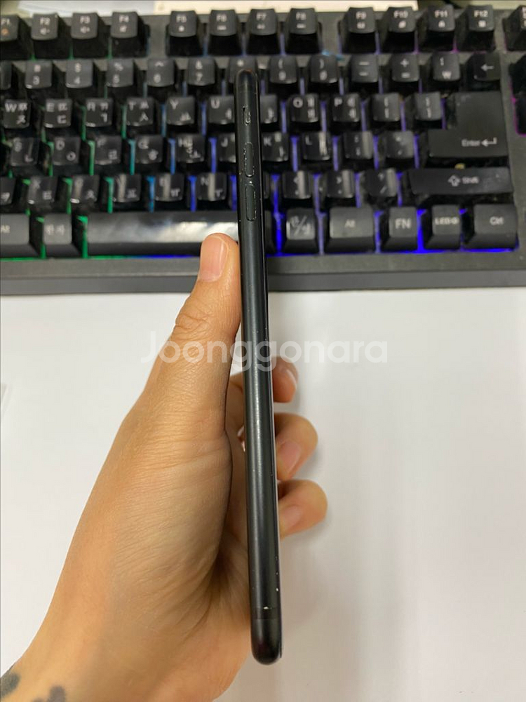 아이폰7플러스 매트블랙 외관깔끔 128GB 배터리100--4