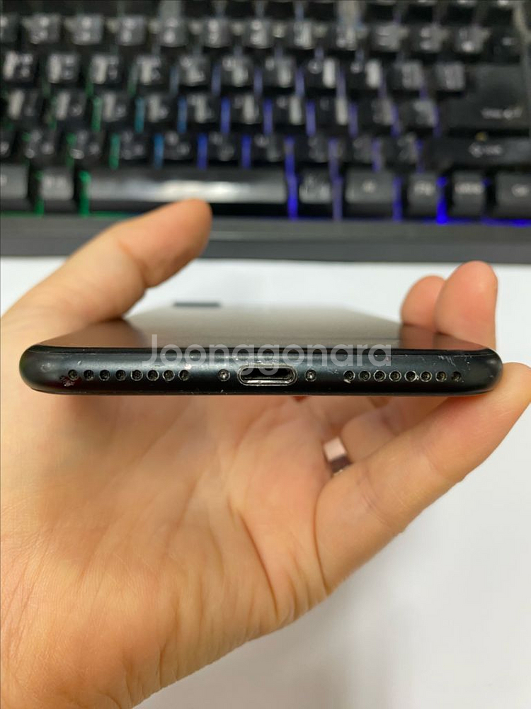 아이폰7플러스 매트블랙 외관깔끔 128GB 배터리100--6