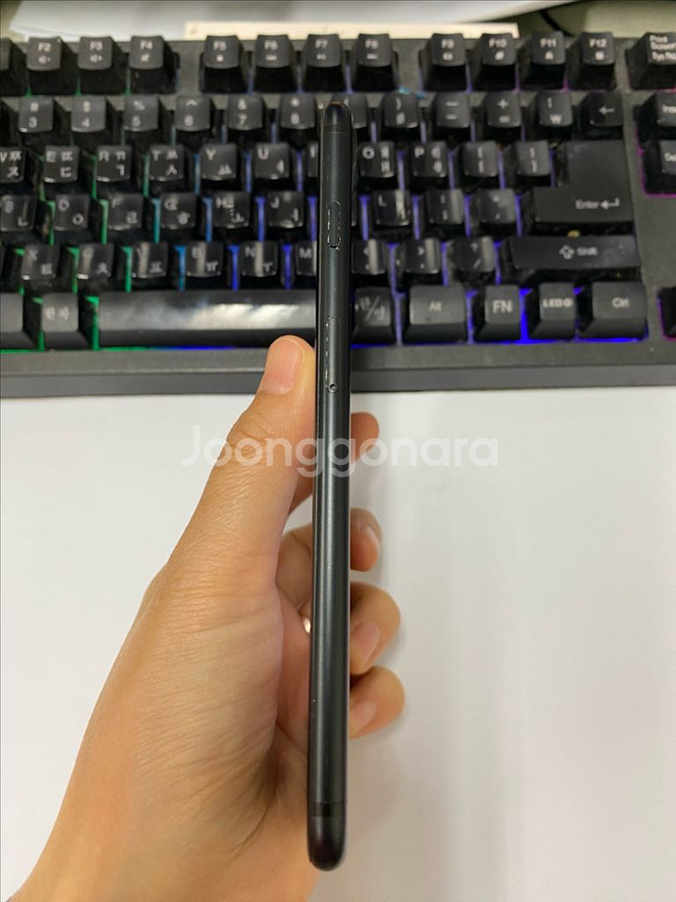 아이폰7플러스 매트블랙 외관깔끔 128GB 배터리100--5