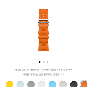 애플워치 에르메스 오랑쥬밴드