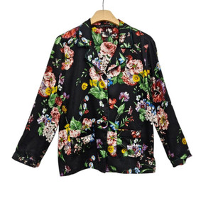 자라 ZARA Woman 플라워 프린트 블라우스 M