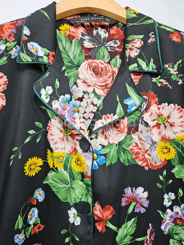 자라 ZARA Woman 플라워 프린트 블라우스 M--2