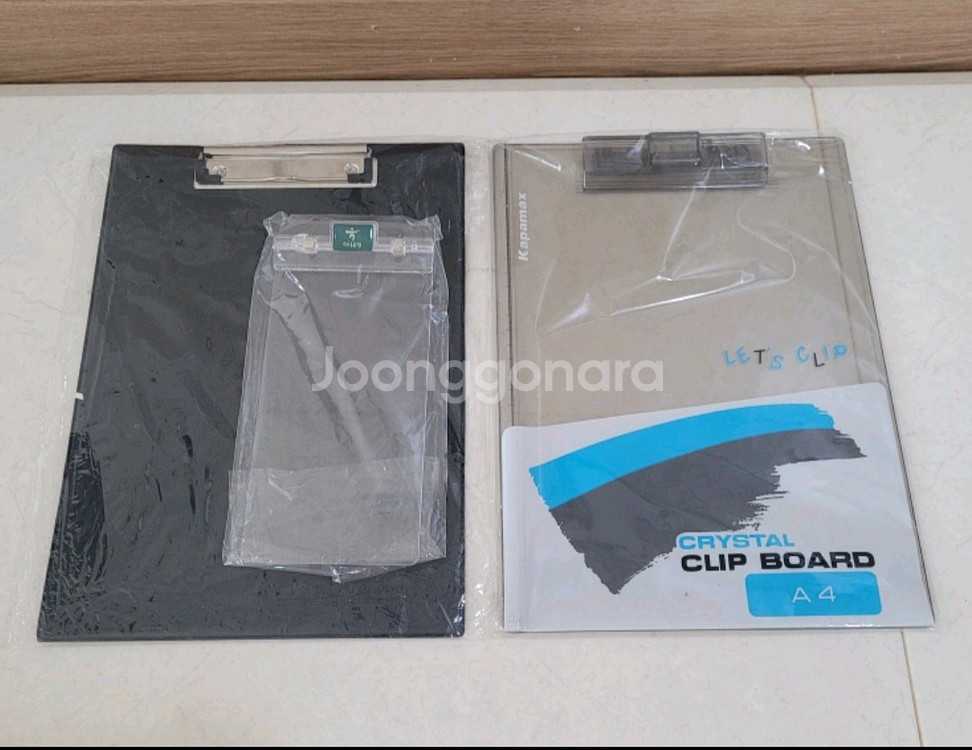 클립보드 파일철 빌지판 영수증철 새상품 3개--0
