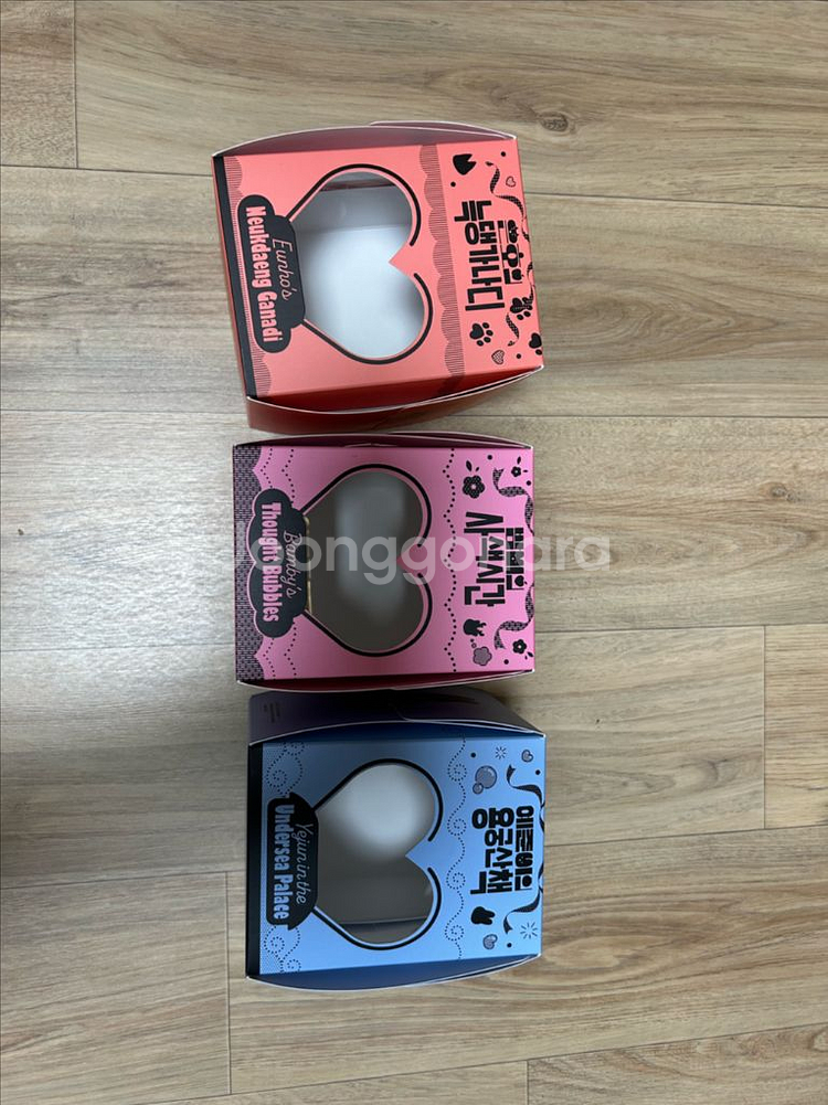 플레이브 십카페 생일 케이크 상자 박스 예준 밤비 은호--0