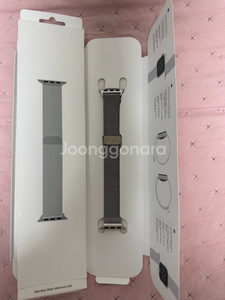 애플워치 밀레니즈루프 실버 41mm--0