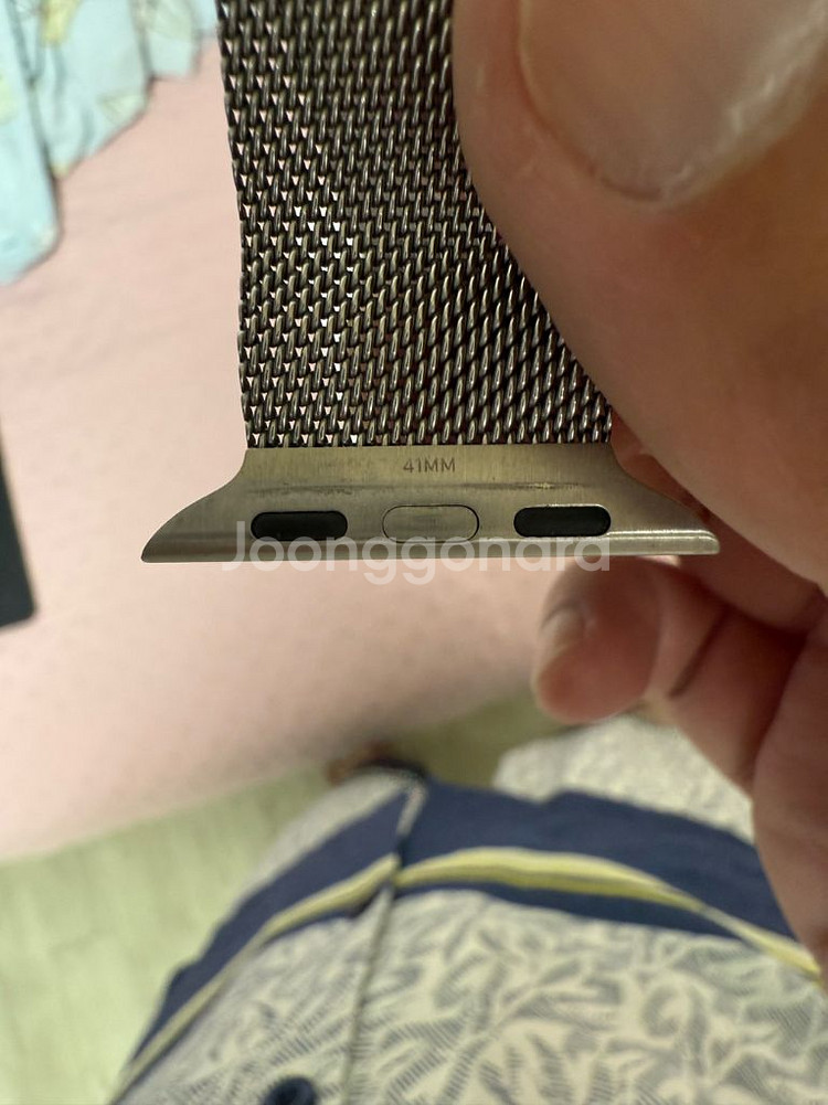 애플워치 밀레니즈루프 실버 41mm--2