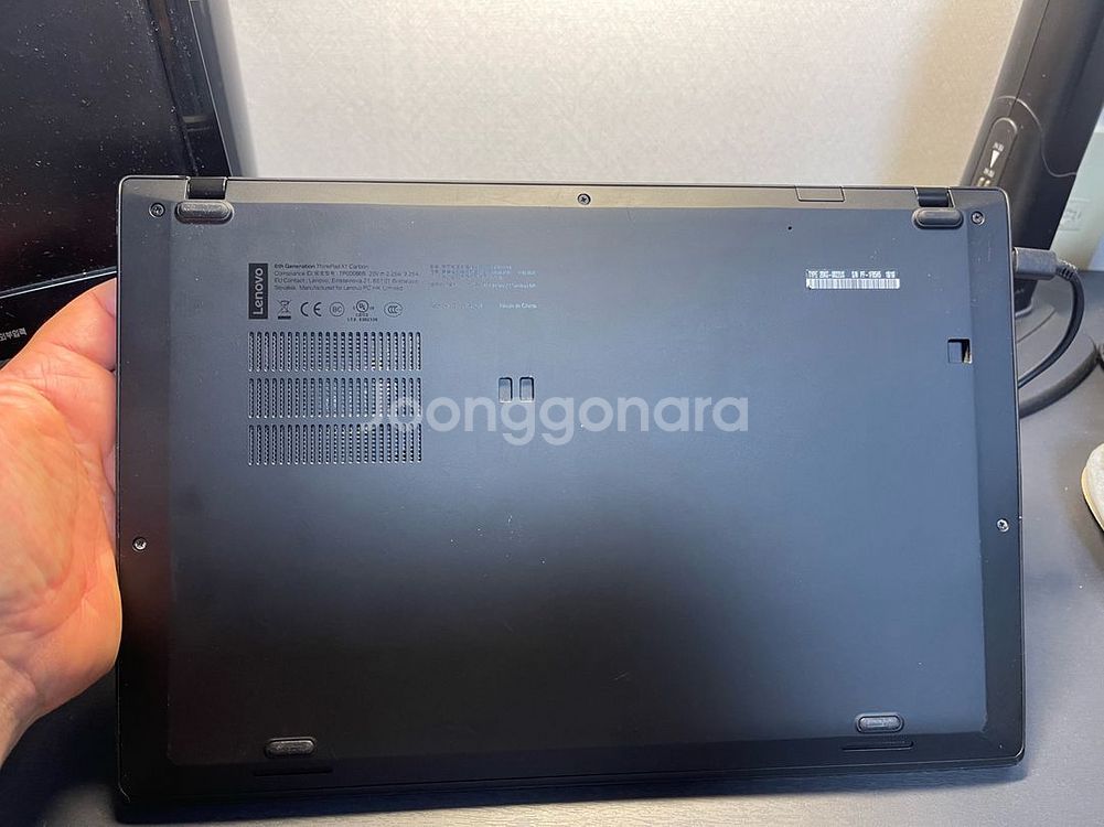 레노버 X1 카본 6세대 i7 16g 512 도킹--7