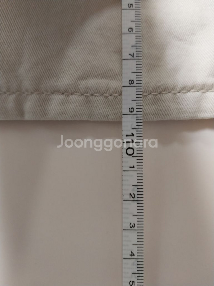 32)타미힐피거 성조기 해외판 데님 생지 일자면바지--9