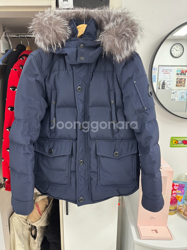 무스너클 알곤퀸 남성 폭스퍼 패딩 M--0