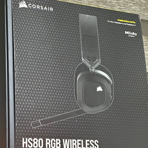 커세어 hs80 무선 헤드셋 팝니다
