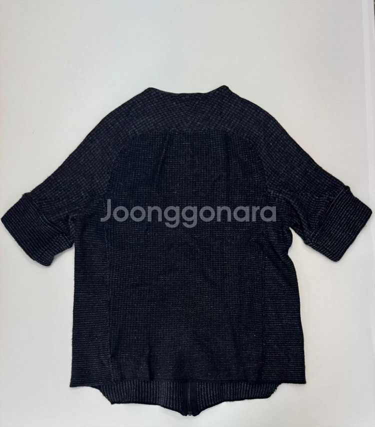 여성 한섬 시스템 집업 알파카 가디건--1