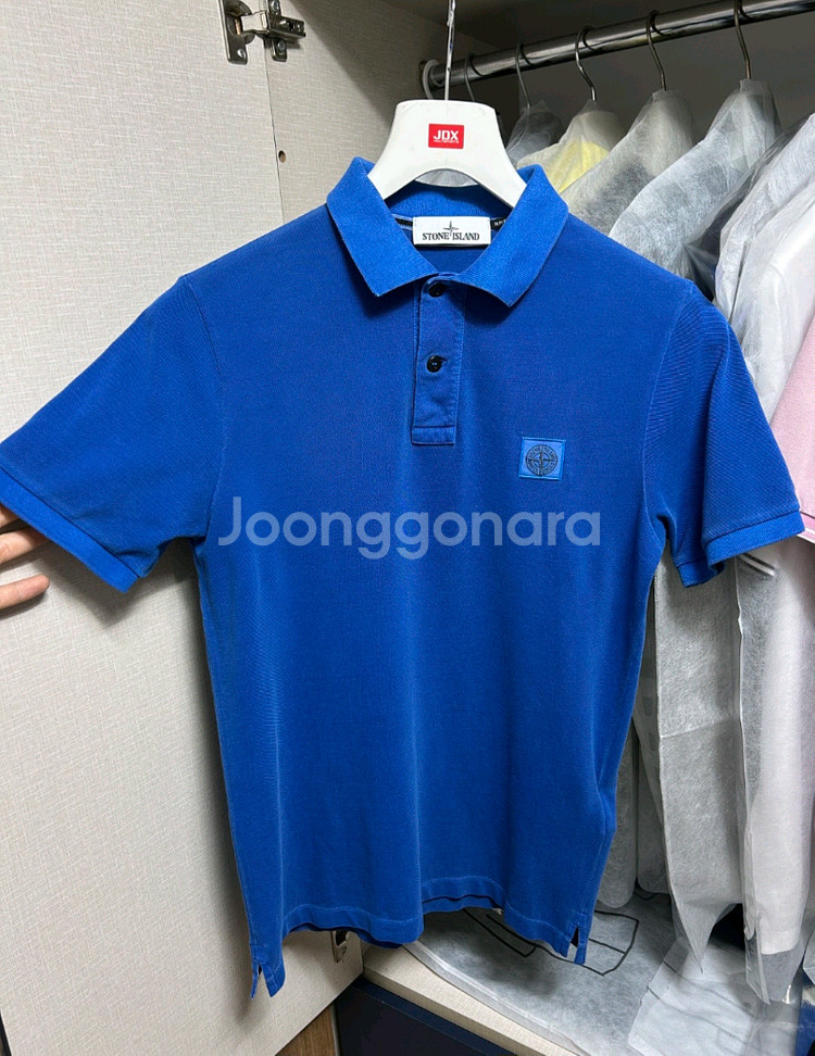 정품 스톤아일랜드 반팔카라티 95-M--0