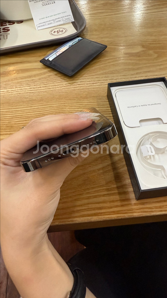 아이폰 13 pro 128기가 그래파이트 색상--4
