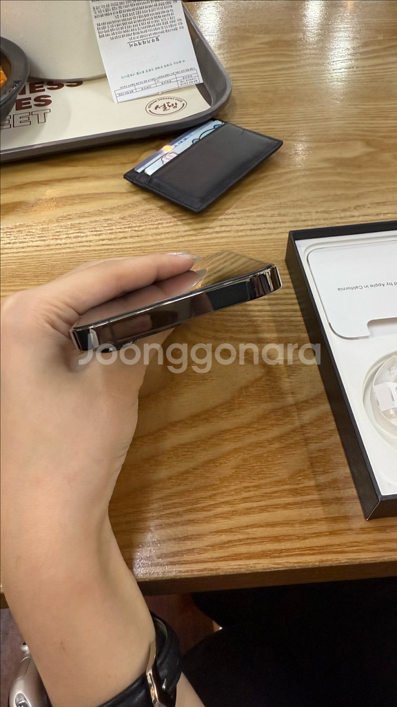 아이폰 13 pro 128기가 그래파이트 색상--5