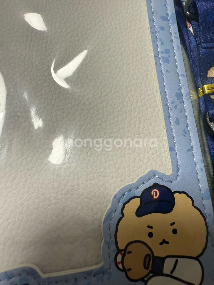 두산베어스 망그러진곰 티켓홀더&랜야드--0