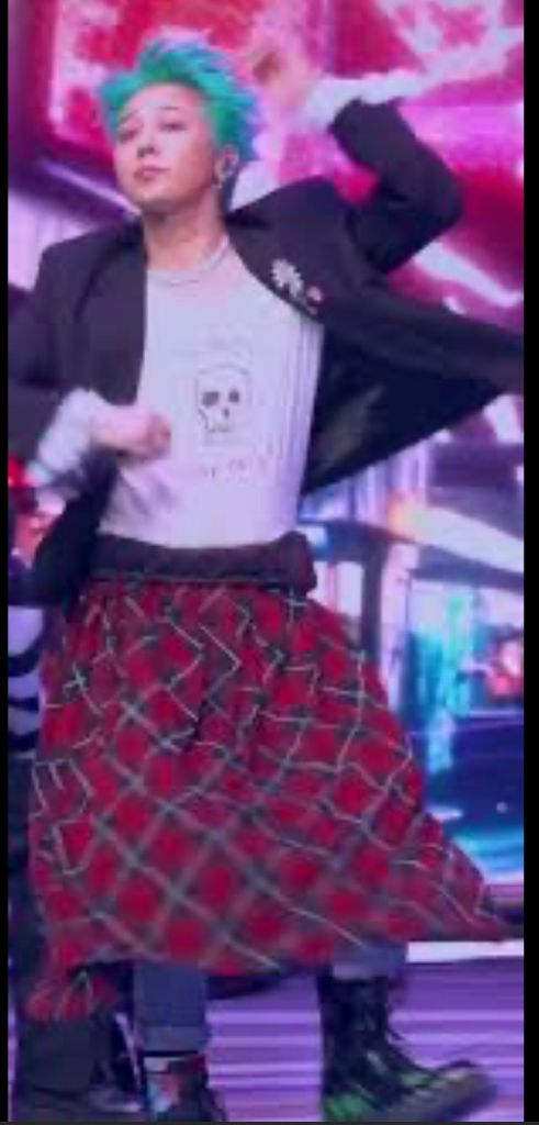 장폴고티에 체크 스커트--3