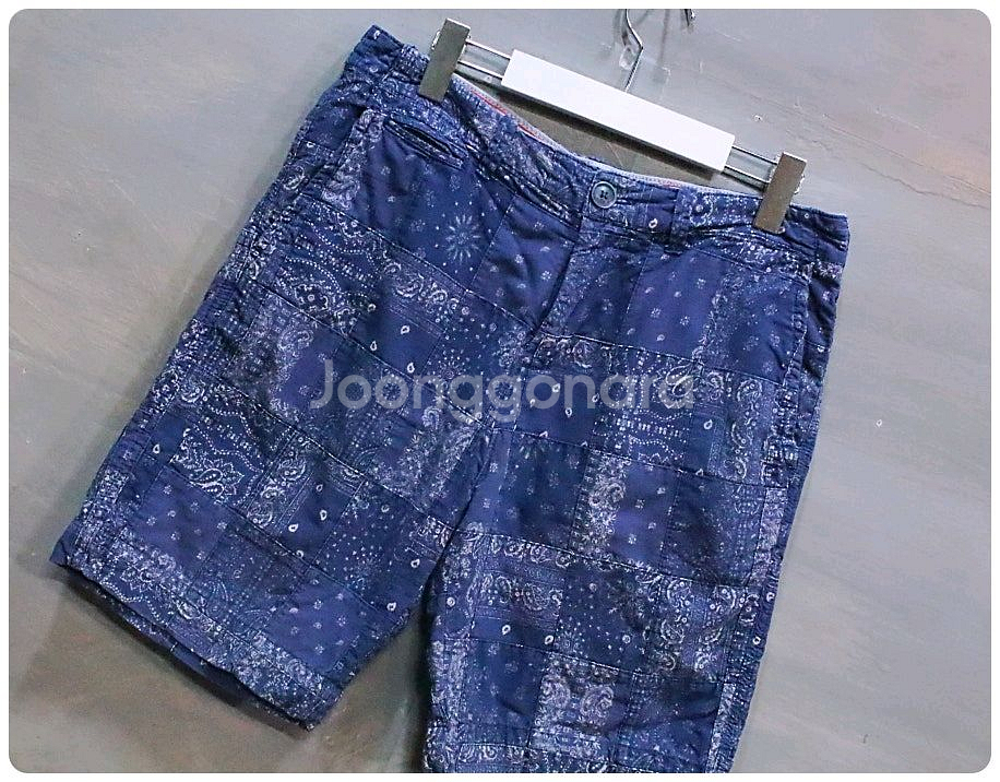 [31] 타미힐피거 페이즐리 패치워크 클래식핏 쇼츠--2