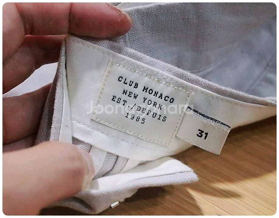 [31] 클럽모나코 린넨 100% 쇼츠--7
