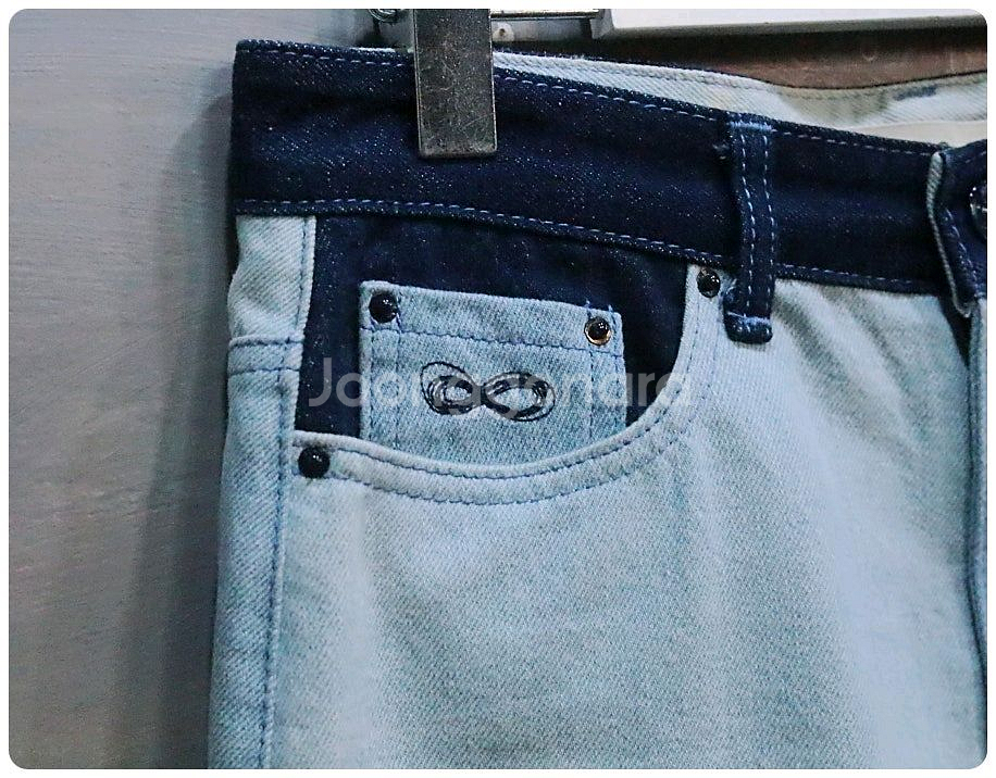 [26] 플랙진 패치워크 데님 스커트--3