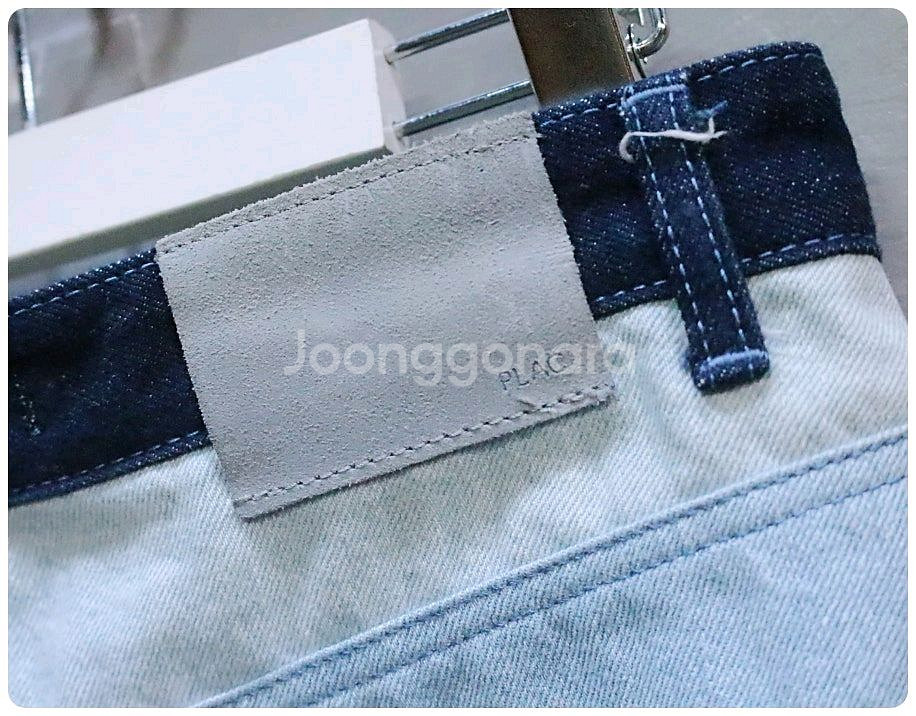 [26] 플랙진 패치워크 데님 스커트--6