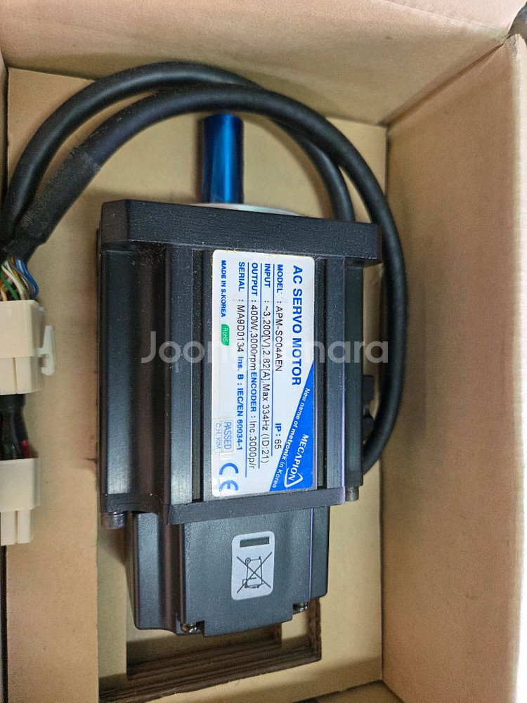 메카피온 AC서보 모터400W 3000rpm 미사용--3
