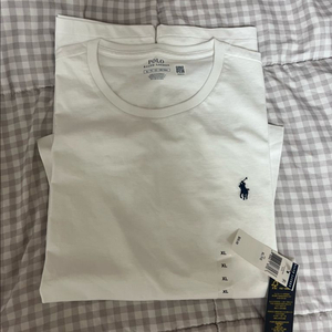 폴로 랄프로렌 흰색 반팔티 XL 새상품