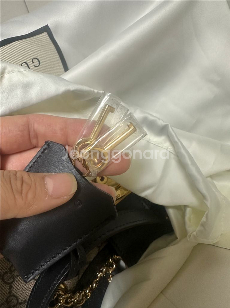 GG패들락 라지 토트백 블랙--3