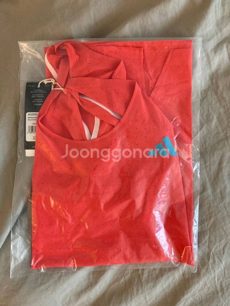 새상품) 아디다스 아디제로 러닝 싱글렛 남자 2XL--8