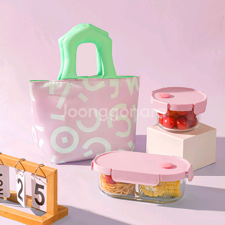 보냉백<핑크색>--2