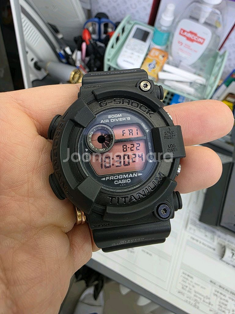 G-Shock 프로그맨 리얼블랙 DW-8200B 급처--1