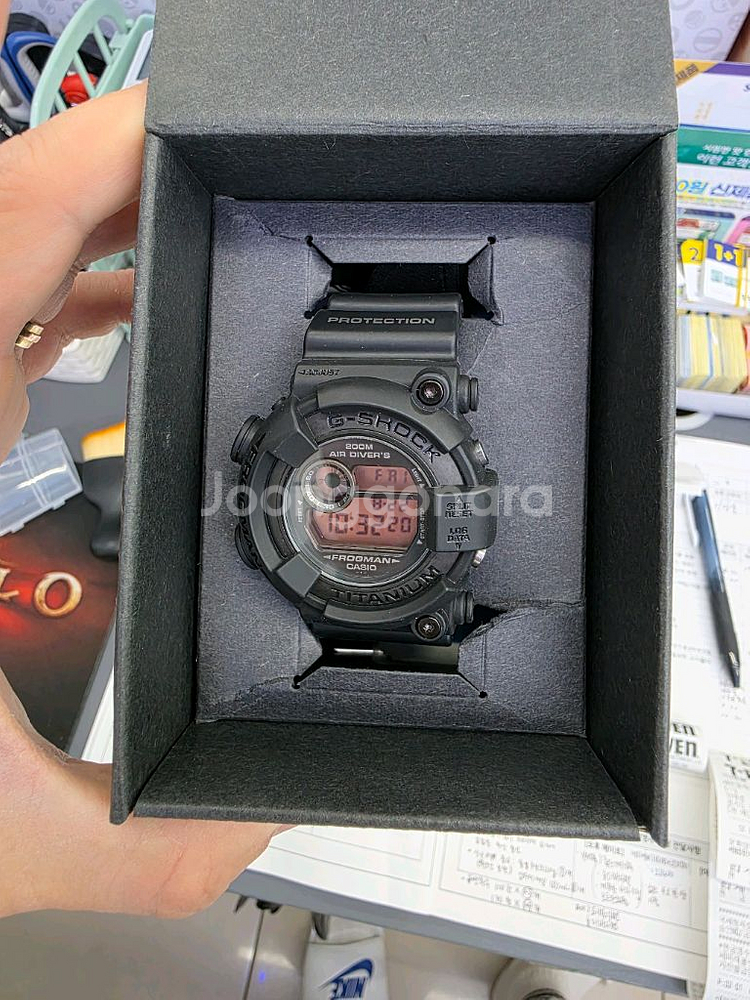 G-Shock 프로그맨 리얼블랙 DW-8200B 급처--8