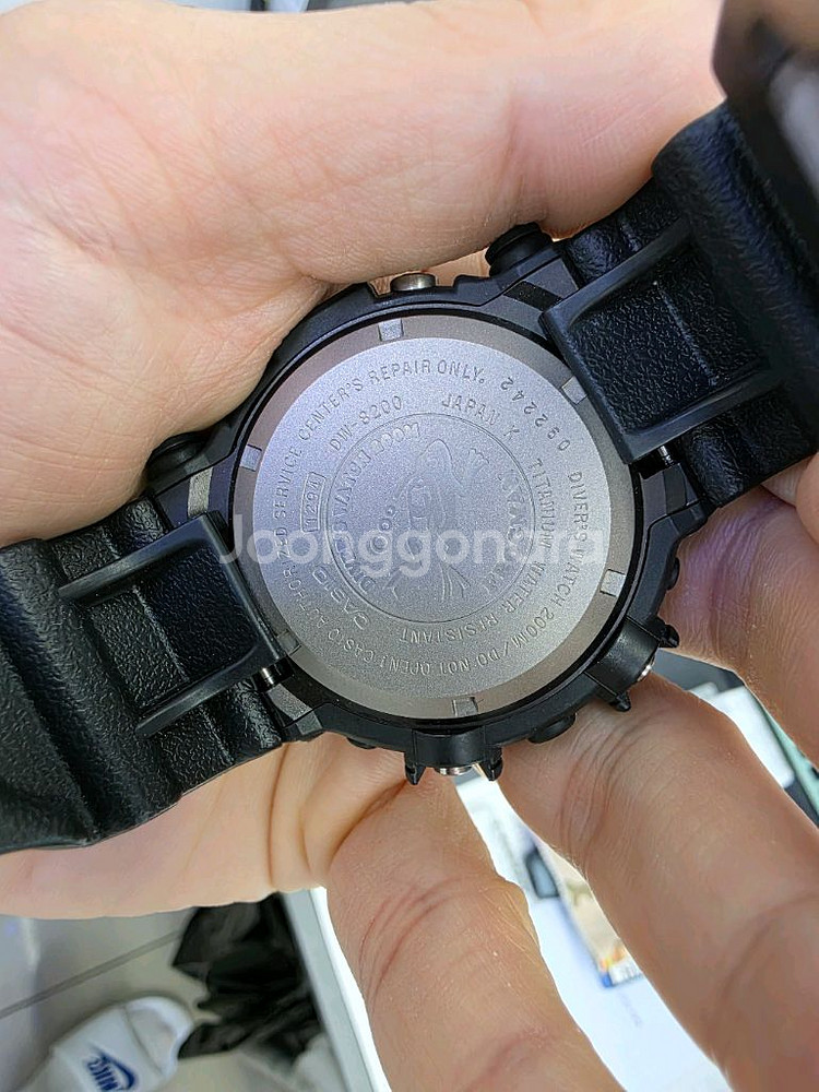 G-Shock 프로그맨 리얼블랙 DW-8200B 급처--6