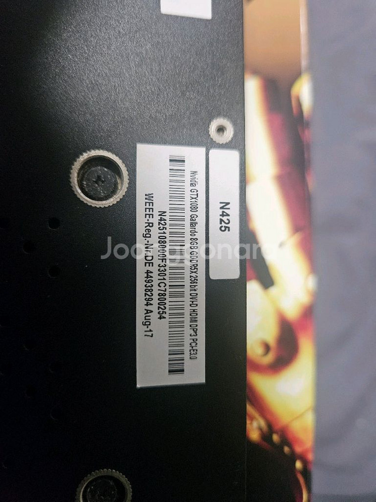 Manli GTX 1080 8GB 그래픽카드 판매합니다--6